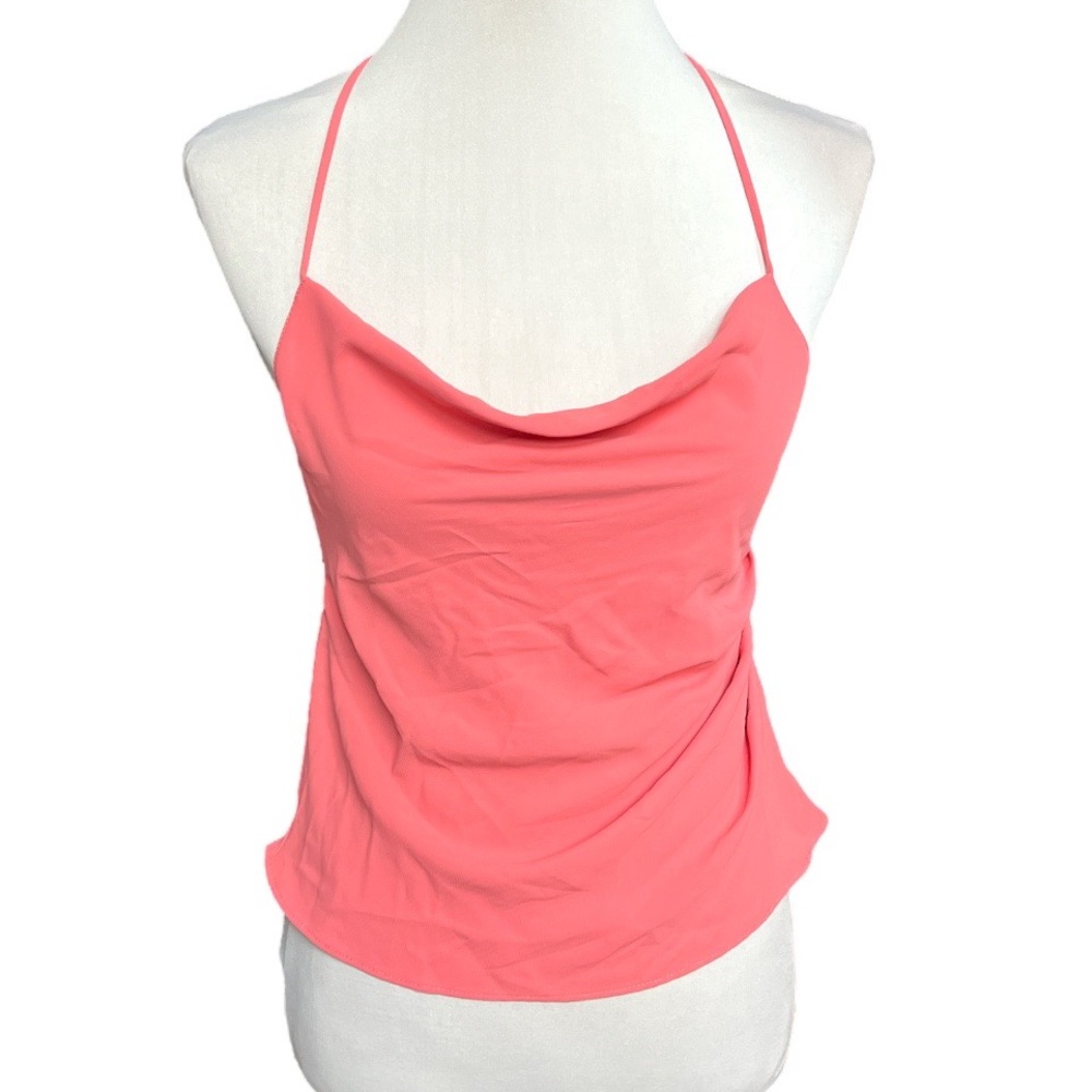 Amanda Uprichard Marietta Open Back Blouse Pink Size XSmall